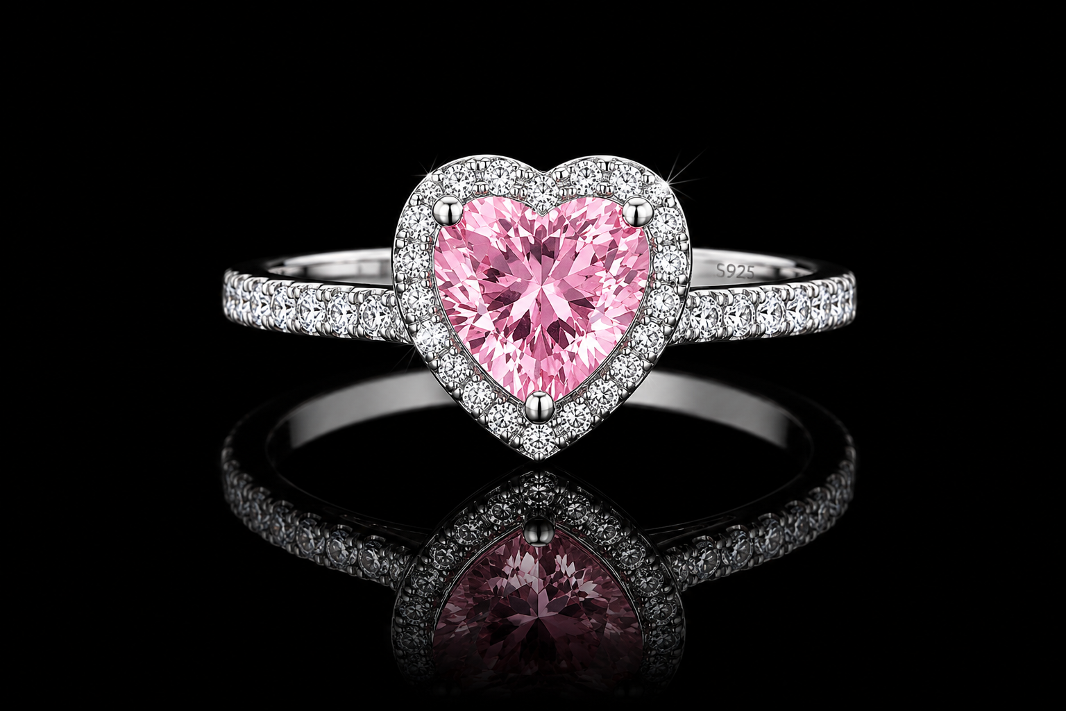 Anello Luméra Amour™ – Cuore Halo Regolabile