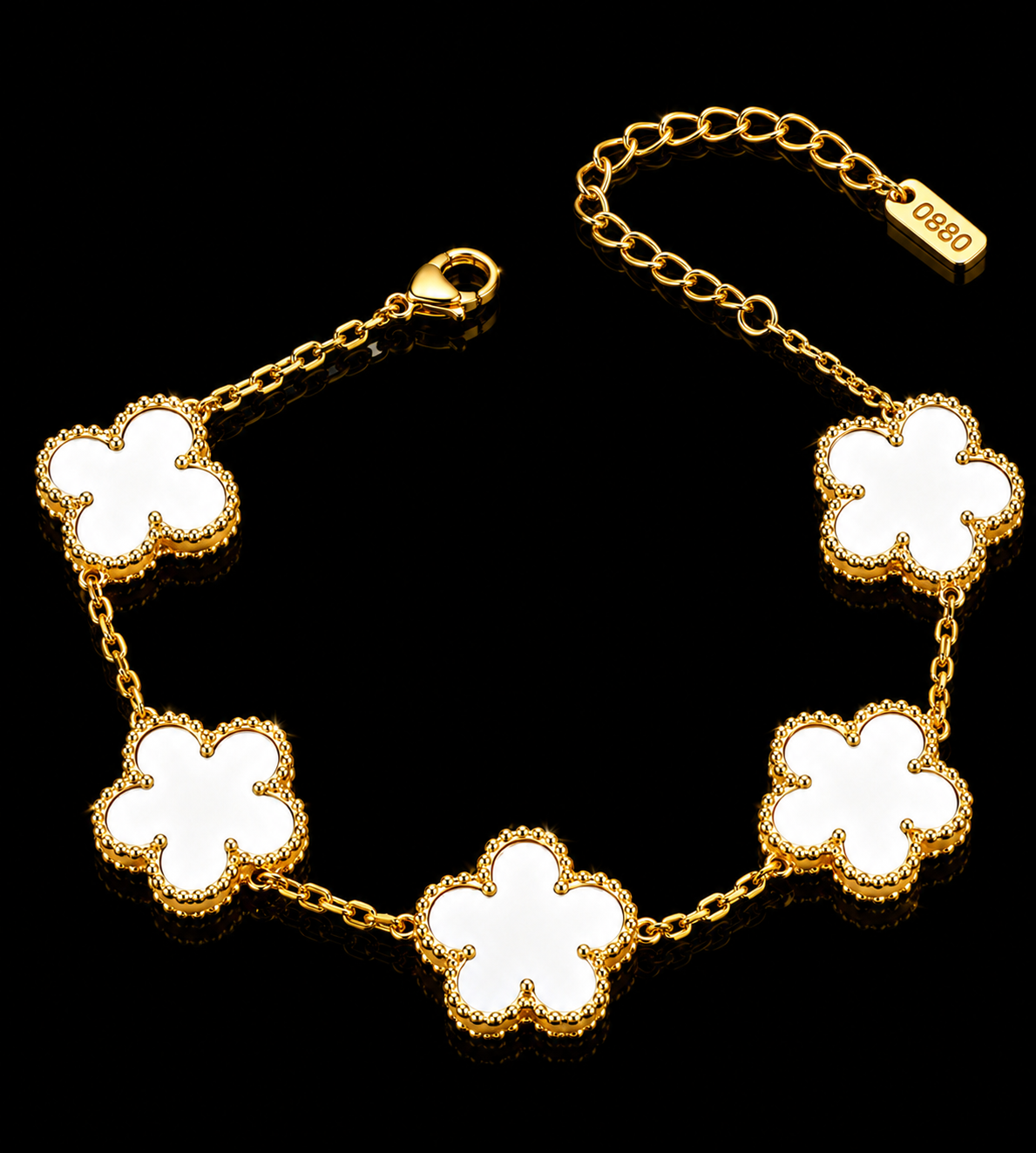 Blush Clover Bracelet