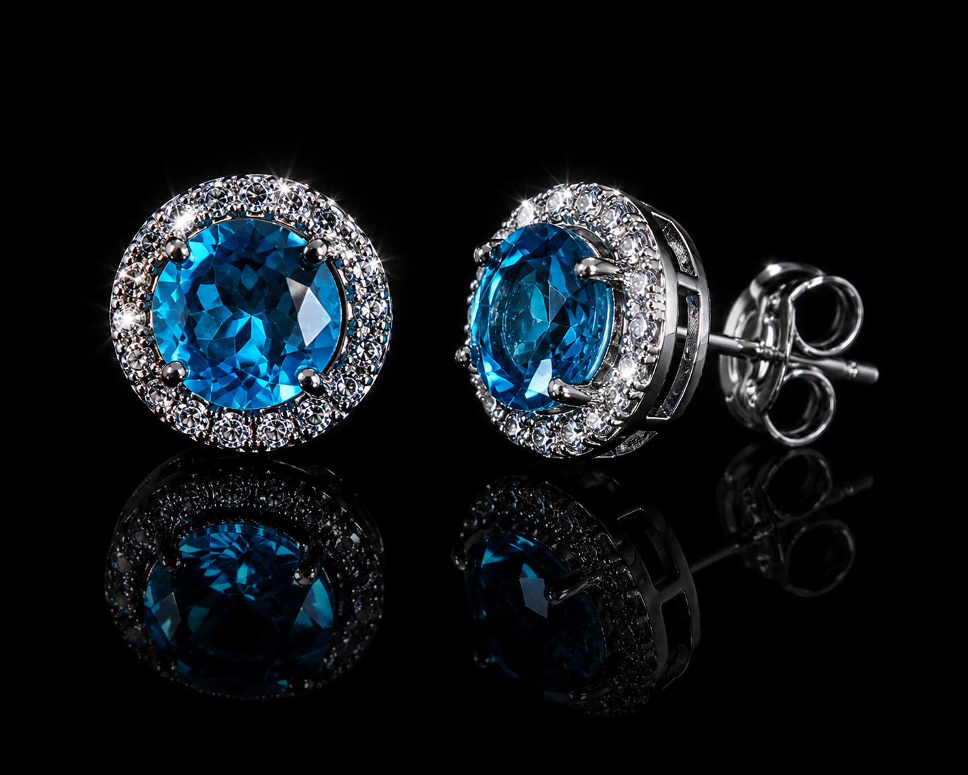 Orecchini Blue Shine