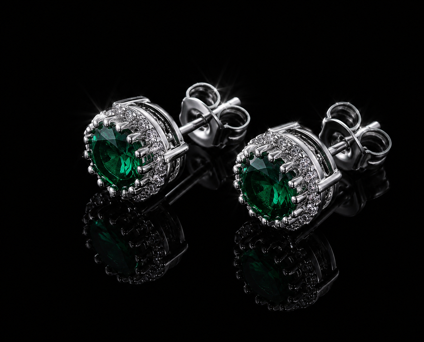 Orecchini Emerald Drip